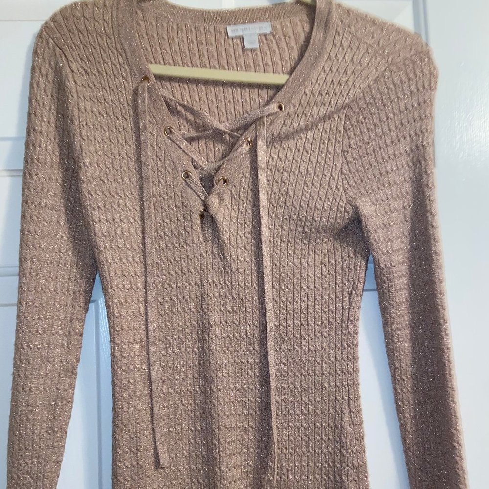 New York & Company Shimmer Sweater